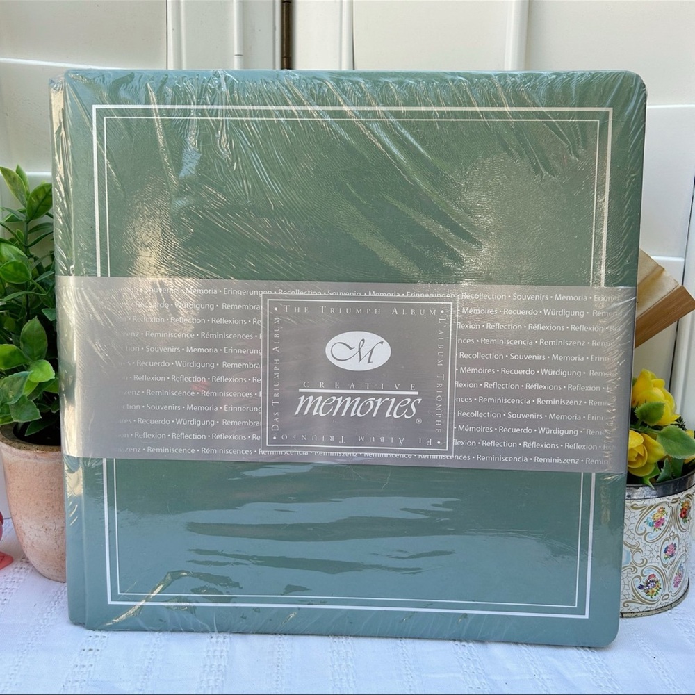 Creative Memories 12 x 12 Green Triumph Album Coverset Sealed